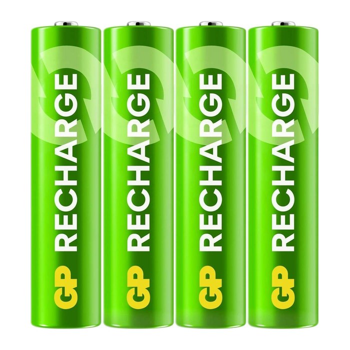 GP Akkus Recharge Ni-MH Micro AAA 800 mAh, 4 St.