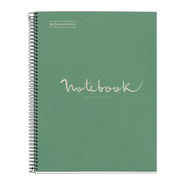 MIQUELRIUS Collegeblock Eco Emotions 1 kariert DIN A4 Innenrand, 1 St.
