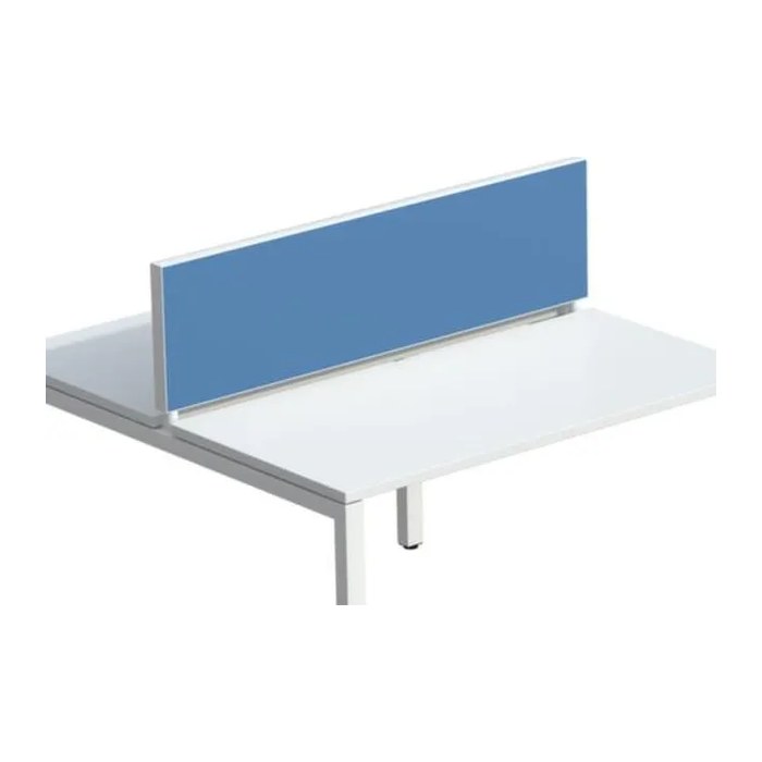 PAPERFLOW Tischtrennwand, blau 140,0 x 33,0 cm, 1 St.