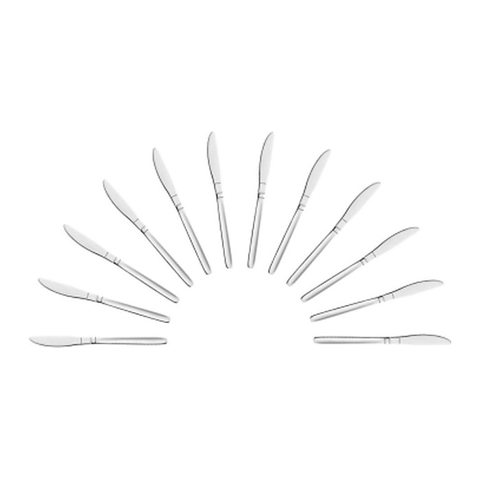 Amefa Messer Scandinave silber poliert, 12 St.