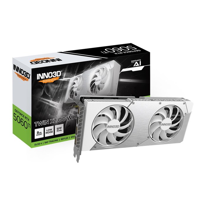 INNO3D RTX5060 TI Twin X2 OC WHITE 8GB GDDR7 HDMI 3xDP