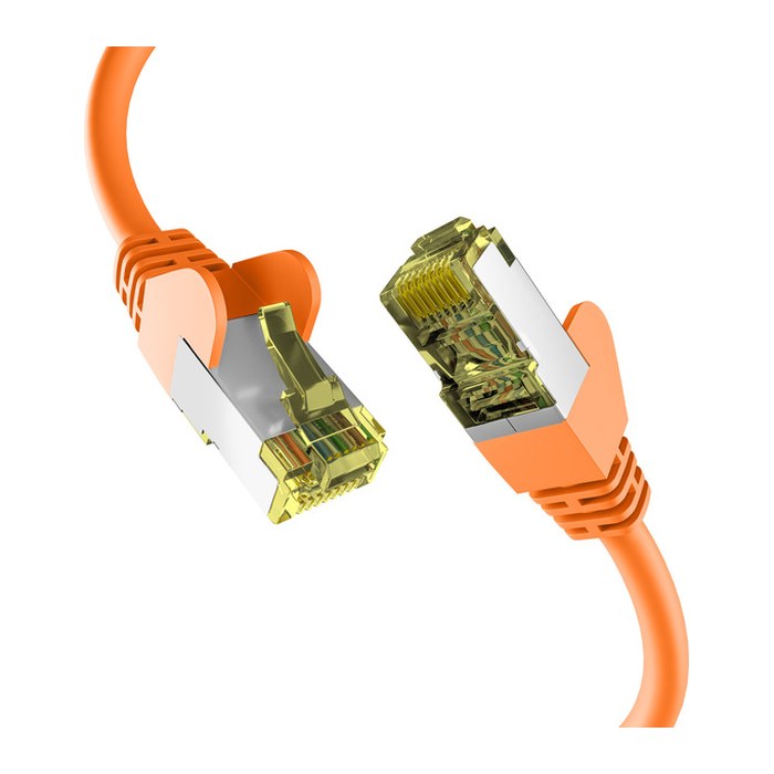 EFB RJ45 Patchkabel S/FTP Cat.6a PIMF 1.00m orange