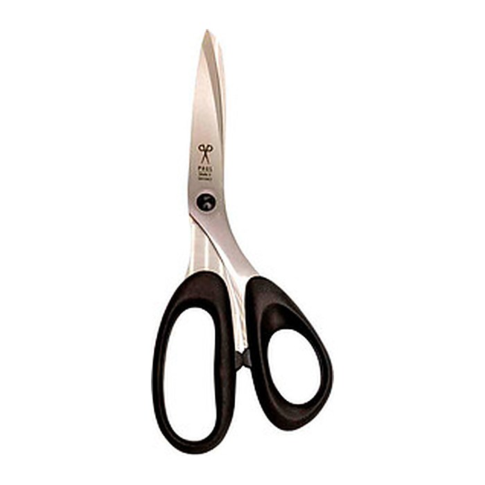 PAUL Stoffschere 907 silber/schwarz 19,0 cm