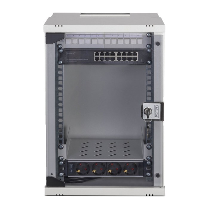 DIGITUS Netzwerk-Set 254 mm (10") - 9HE, 315x300 mm (BxT)we