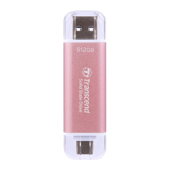 SSD 512GB Transcend ESD310P Portable, USB 10Gbps, Type-C/A