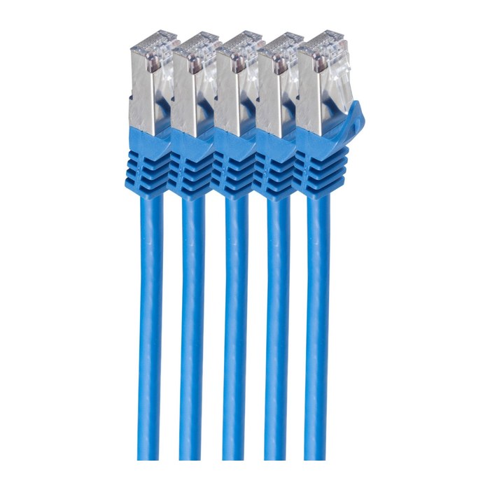 Shiverpeaks RJ45 Patchkabel S/FTP, Cat7 VE5, 3m blau