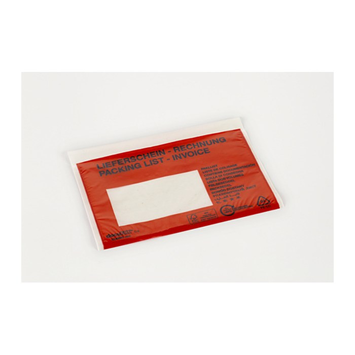 docuFIX® CLASSIC Lieferscheintaschen eco Kunststoff DIN lang 1.000 St.