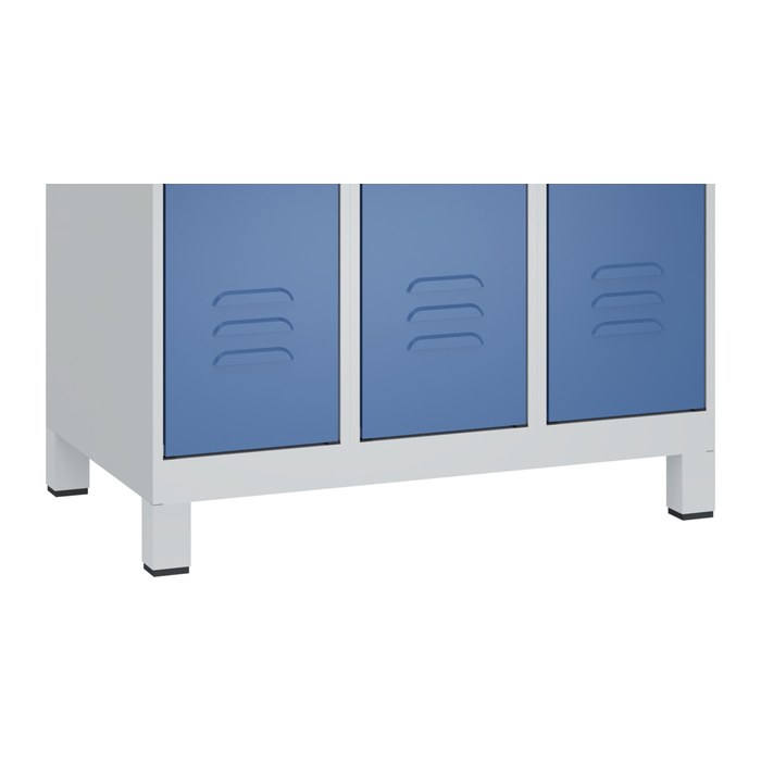 CP Putzmittelschrank Classic Plus 080110-00 S10013 anthrazitgrau, lichtgrau 4 Fachböden 60,0 x 50,0 x 195,0 cm, aufgebaut, 1 St.