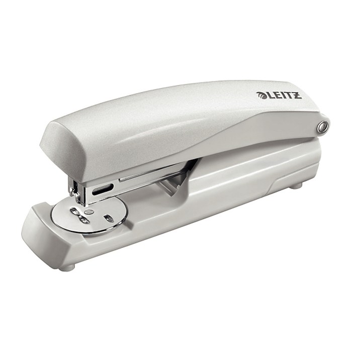 AKTION: LEITZ Heftgerät 5500 grau, 1 St. + GRATIS 200 Heftklammern 24/6