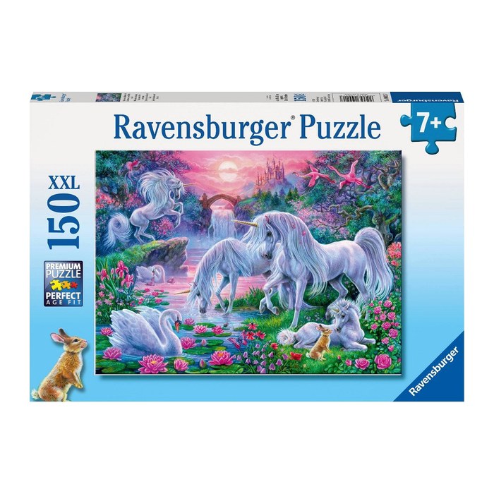 Ravensburger XXL Einhörner im Abendrot Puzzle, 150 Teile