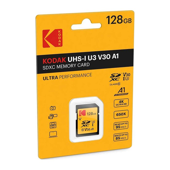 Kodak SD 128GB UHS-I U3 V30 Ultra
