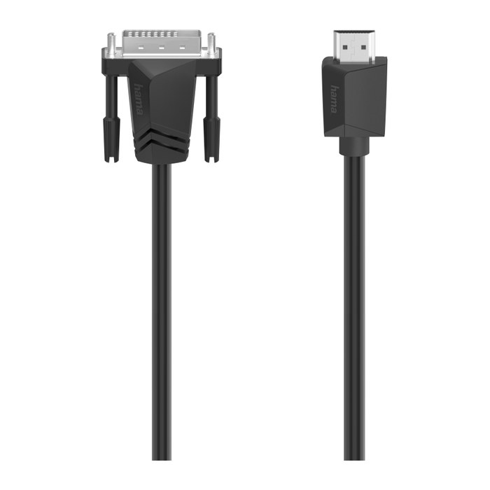 hama DVI/HDMI Kabel 1,5 m schwarz, 1 St.