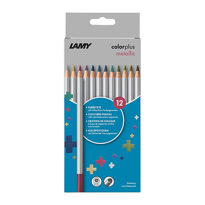 LAMY colorplus metallic Buntstifte farbsortiert, 12 St.