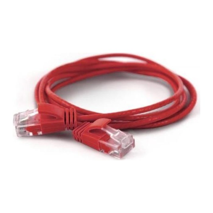 Wantec Patchkabel UTP CAT6a d=2,8mm 3,00m rot
