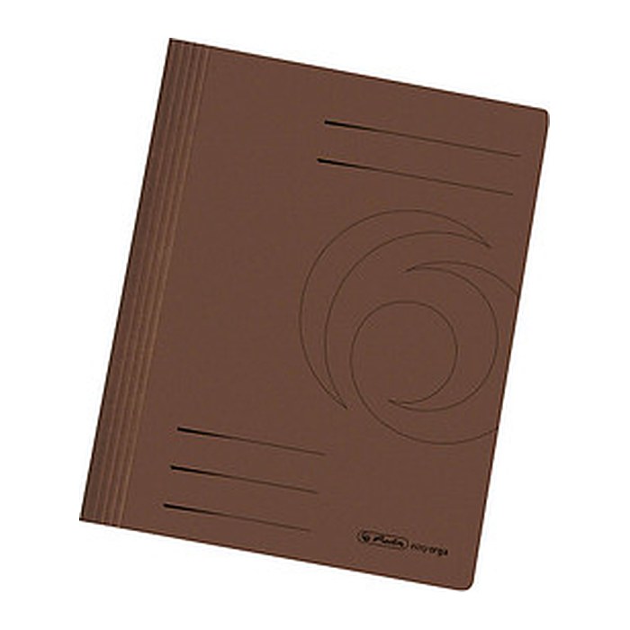 herlitz Schnellhefter easy orga Karton braun DIN A4, 10 St.