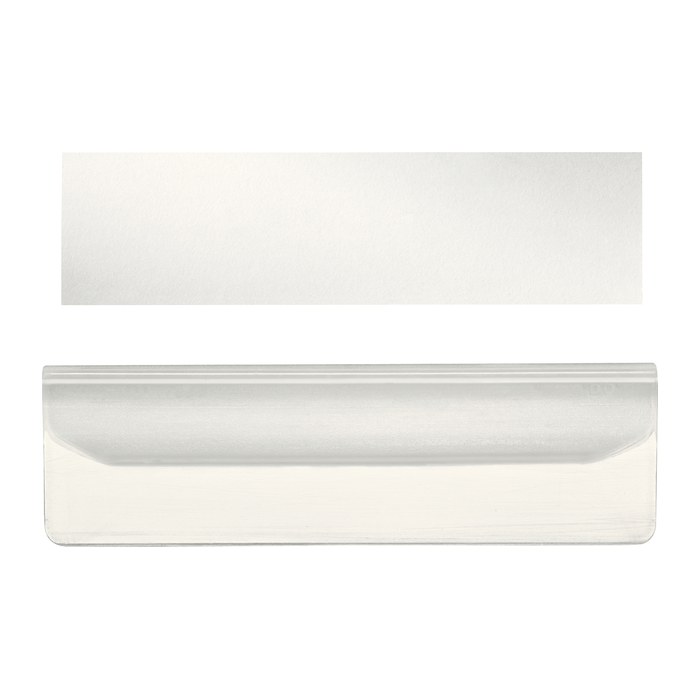 LEITZ Beschriftungsschilder mit Clip 6005 transparent, 10 St.