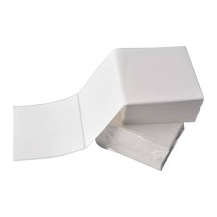 G&G Etiketten 500 Stück 100 x 100 mm weiß Z-Faltung