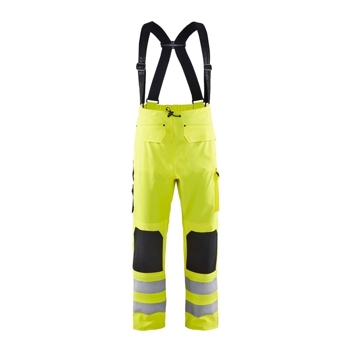 BLAKLÄDER® unisex Warnschutz-Latzhose 1302 gelb Größe XS