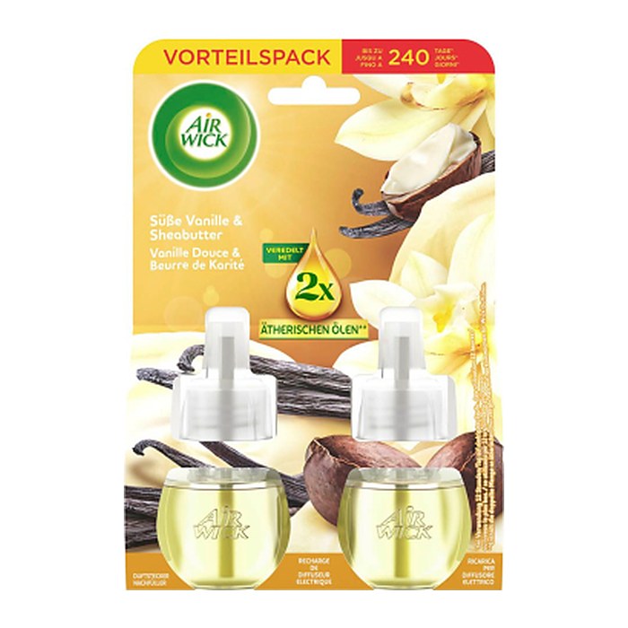 AIRWICK Raumduft-Nachfüller DUO Vanille 19,0 ml, 2 St.