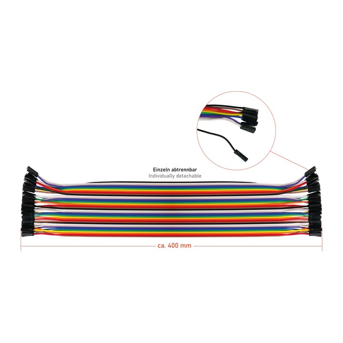 kabelmeister Jumper Wire 40-Pin, 3er BU-BU/ST-BU/ST, 40cm