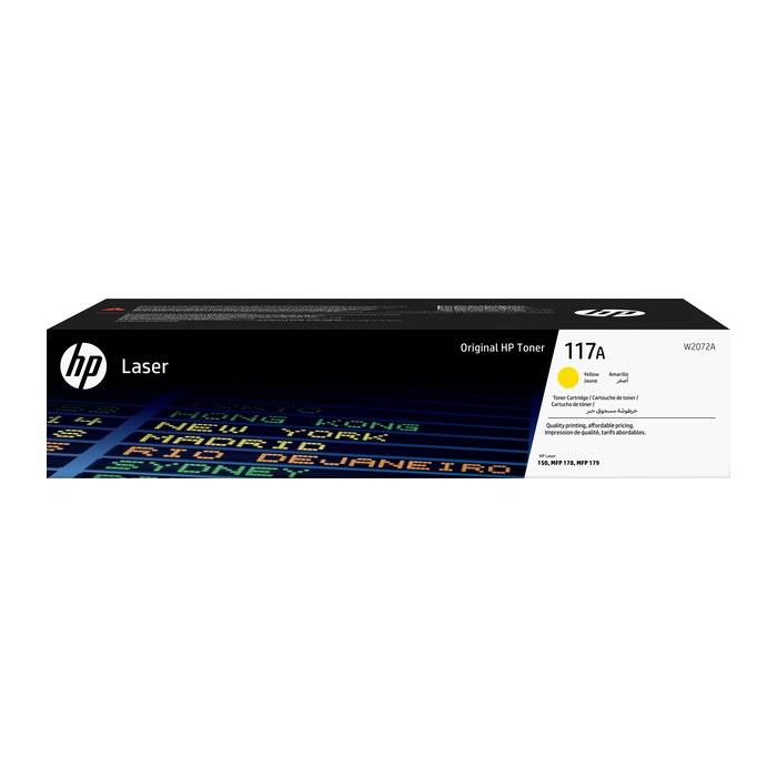 HP 117A (W2072A) gelb Tonerkartusche