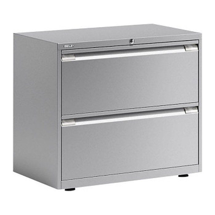 BISLEY Essentials Hängeregistraturschrank silber 2 Schubladen 80,0 x 47,0 x 69,3 cm, 1 St.