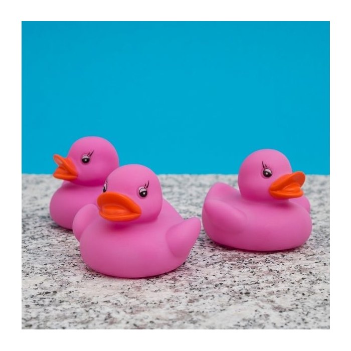 ThumbsUp! Badeenten Duck Lights LED Farbwechsel (3Stk) pink