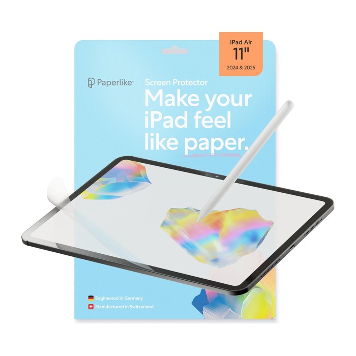 Paperlike 3.0 Display-Schutzfolien für Apple iPad Air 11 M2 (2024), iPad Air 13” (2024), iPad Air 13” (2025), iPad Air 11 M3 (2025), 2 St.