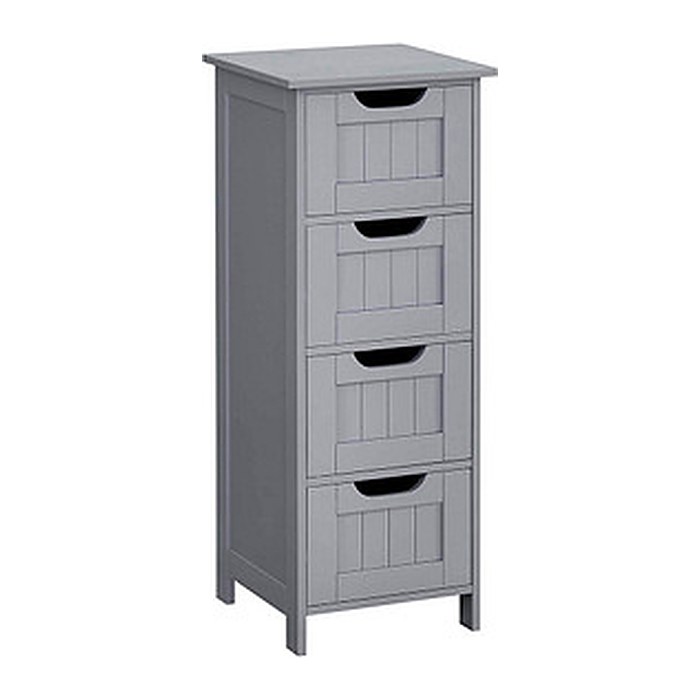 VASAGLE Badschrank grau 30,0 x 28,5 x 82,0 cm