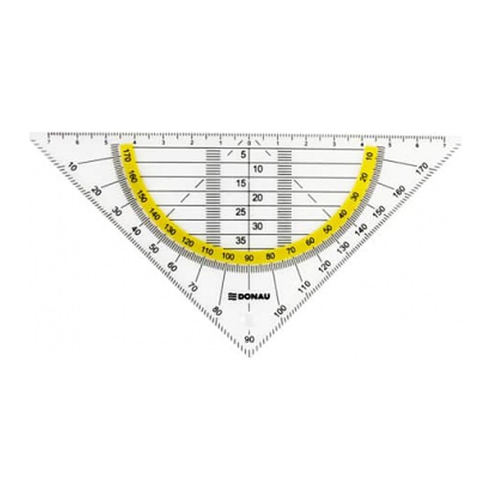 DONAU Geometrie-Dreieck 16,0 cm