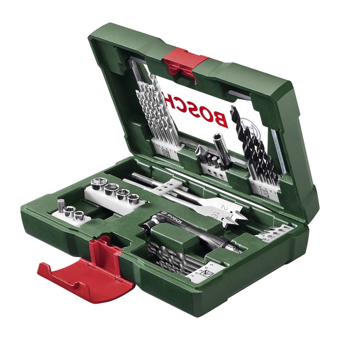 BOSCH Bohrer- und Bit-Set V-Line, 41-teilig