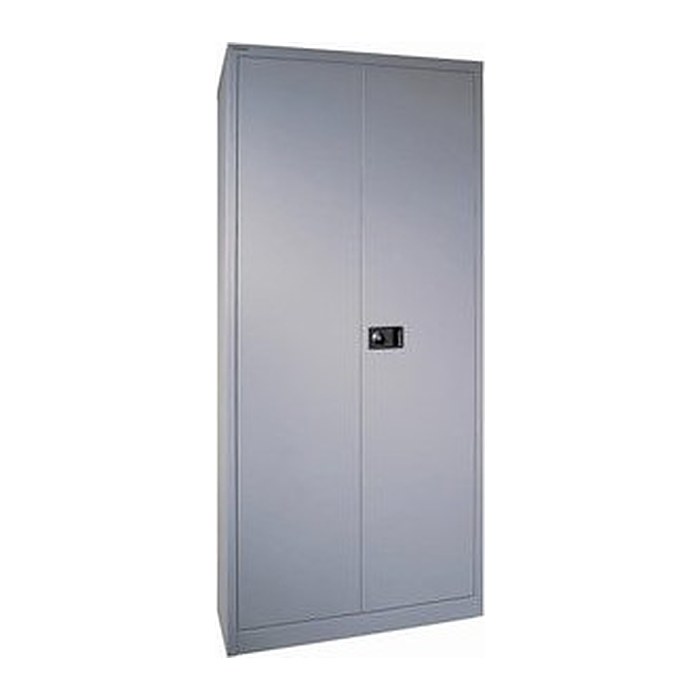 BISLEY Putzmittelschrank Universal  E782AAG355 silber 4 Fachböden 91,4 x 40,0 x 195,0 cm, aufgebaut, 1 St.