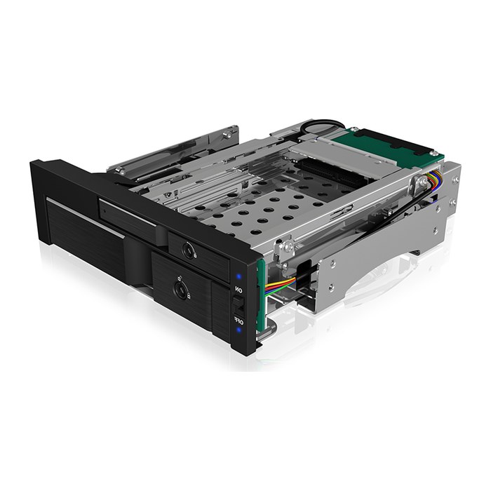 ICY BOX Wechselrahmen 2.5 und 3.5 Zoll SATA SAS IB-173SSK