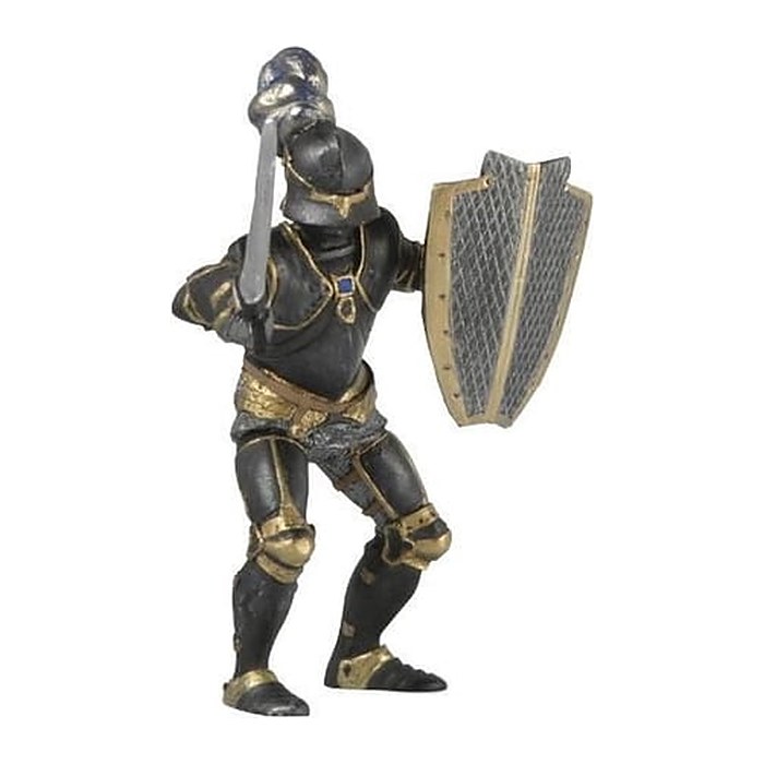 papo Fantasy/Mittelalter 39275 Ritter mit schwarzer Rüstung Spielfigur