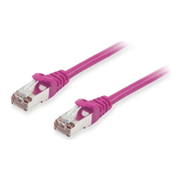 Equip Patchkabel Cat6A S/FTP 2xRJ45 5.00m lila LSZH Polybeutel