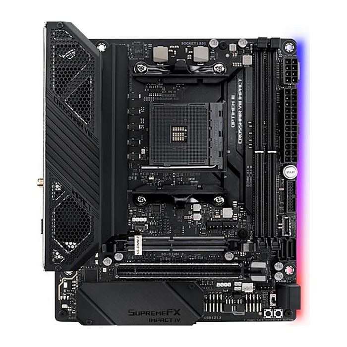 ASUS ROG CROSSHAIR VIII IMPACT (AMD,AM4,DDR4,mDTX)