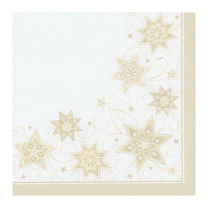 PAPSTAR Servietten Just Stars, champagner 20 St.
