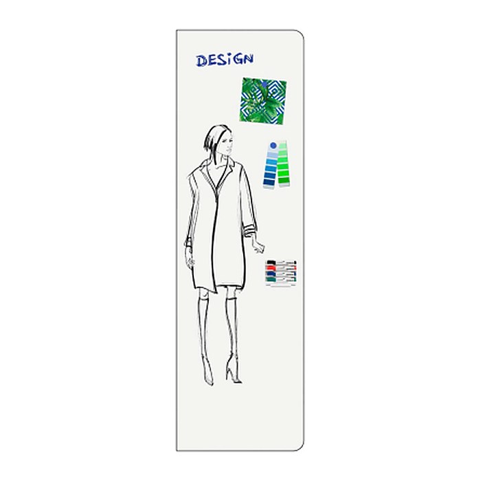 Legamaster Whiteboard WALL-UP 59,5 x 200,0 cm weiß emaillierter Stahl