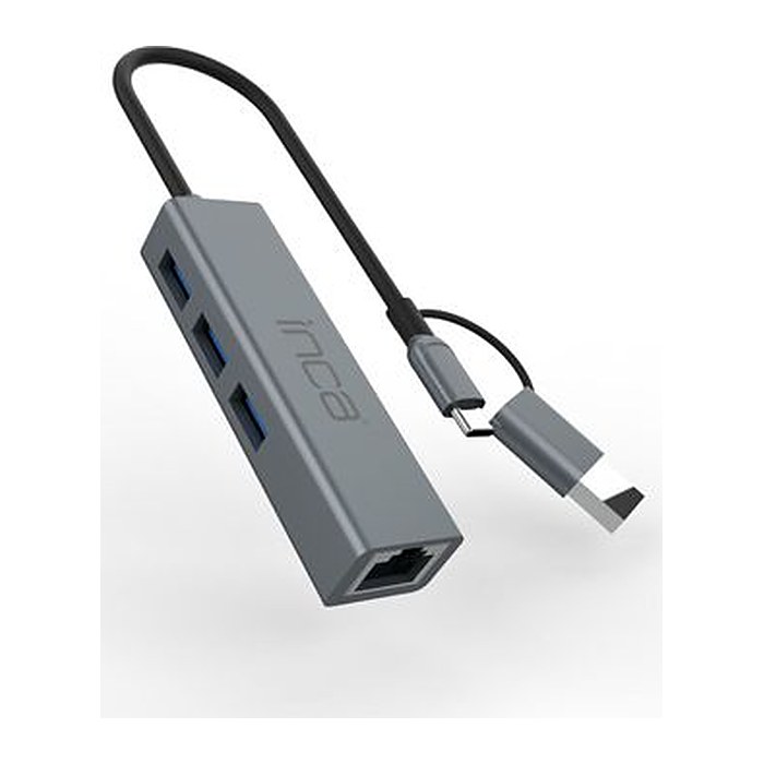 INCA Adapter IUTP-03TX Ethernet > USB und Typ-C 1000Mbit/s