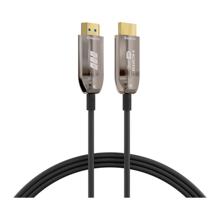 EFB HDMI Glasfaserkabel AOC aktiv 8K60Hz 48 Gbit/s 20m schw.