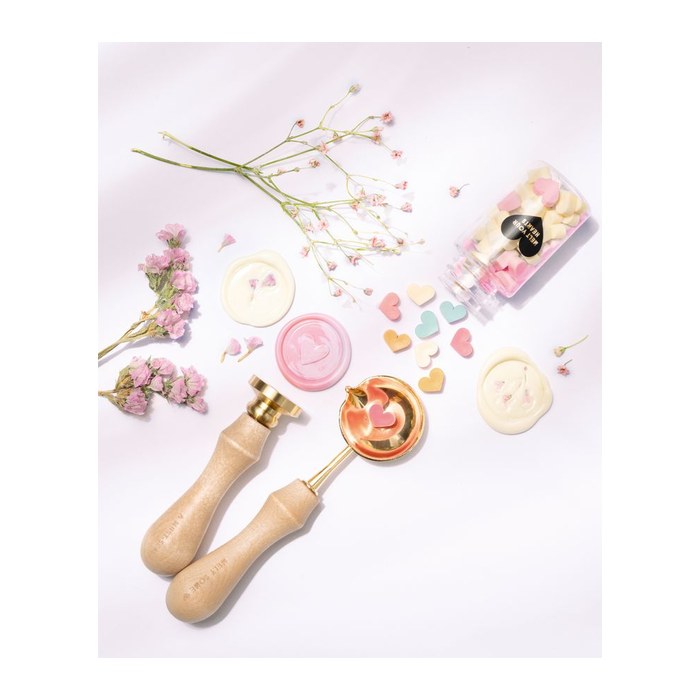 folia Siegel-Set PASTEL LOVE mehrfarbig