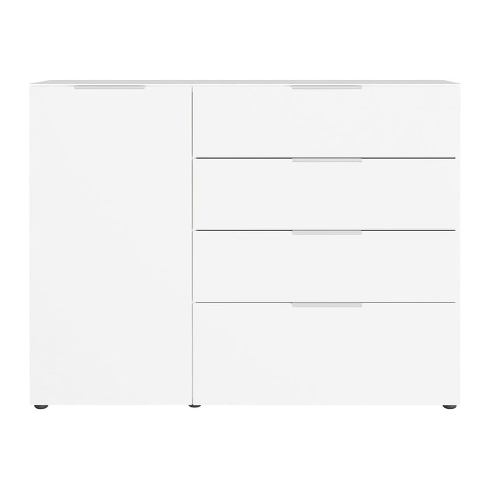 GERMANIA Sideboard Oakland, 3697-84 weiß 134,0 x 42,0 x 102,0 cm, 1 St.