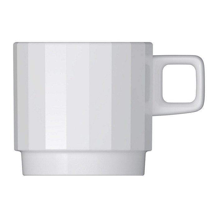 BAUSCHER Kaffeetassen EDGE weiß 0,25 l, 12 St.