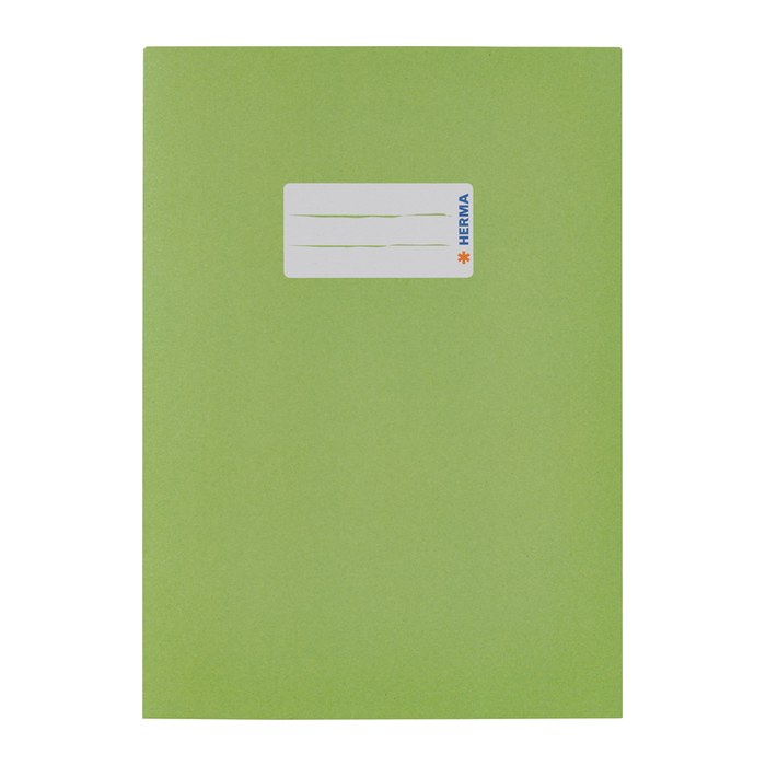 HERMA Heftumschlag glatt grasgrün Papier DIN A5, 1 St.