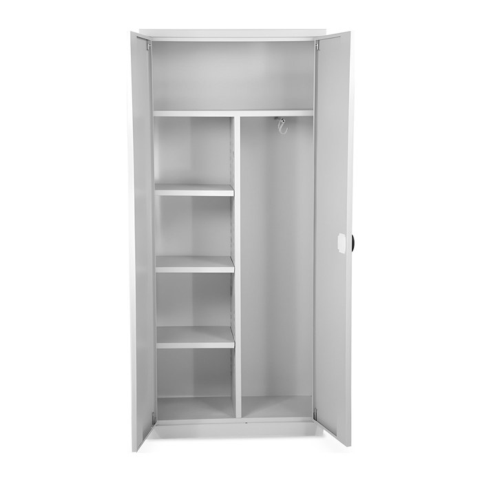 Kleideraktenschrank – 800 x 380 (4,5 OH) – Korpus in Lichtgrau (Türen Lichtgrau)
