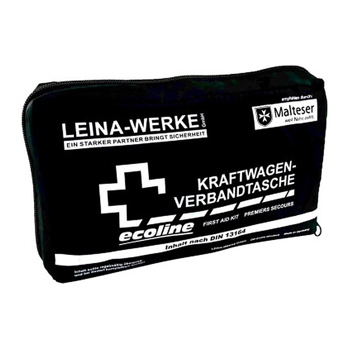 LEINA-WERKE Erste-Hilfe-Tasche KFZ Compact DIN 13164 schwarz
