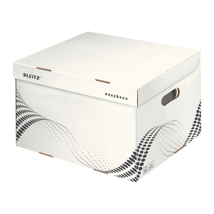 LEITZ Archivcontainer easyboxx weiß 43,3 x 36,4 x 26,3 cm, 15 Pack
