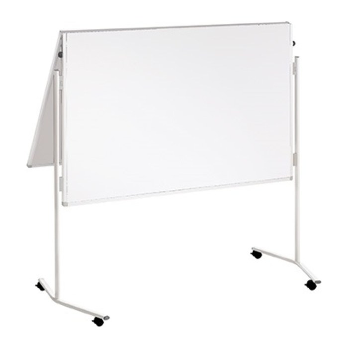 FRANKEN Moderationswand ECO klappbar 120,0 x 150,0 cm weiß