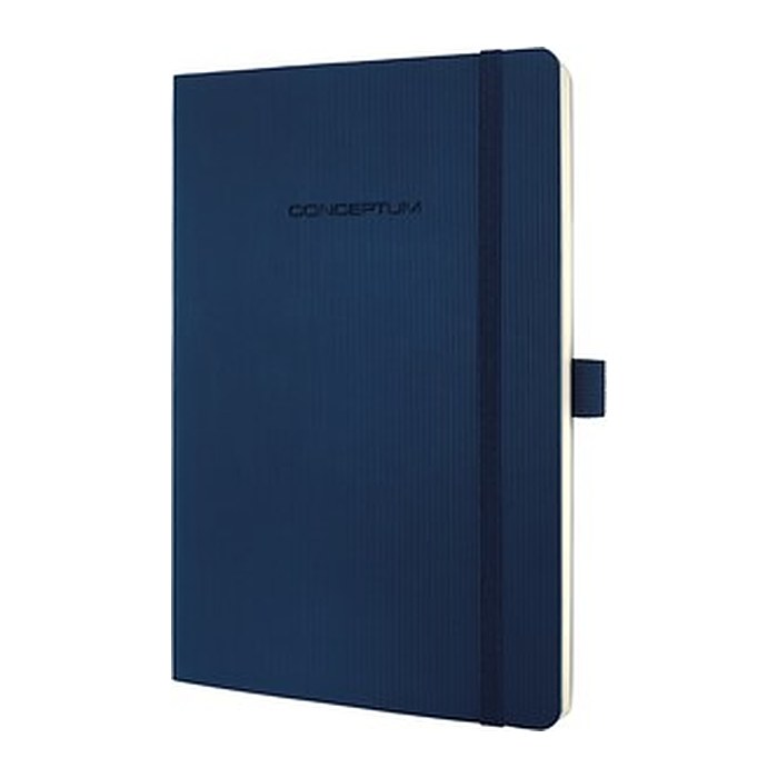 SIGEL Notizbuch Conceptum® ca. DIN A5 kariert, dunkelblau Softcover 194 Seiten, 1 St.