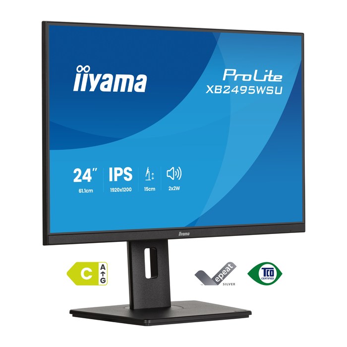 IIYAMA 61.1cm (24") XB2495WSU-B1 16:10 HDMI+DP+USB-C IPS